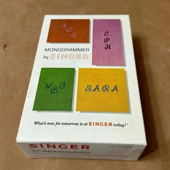 Singer Other - Singer Monogrammer No.171256 For Slant-Needle Zig-Zag Sewing Machines Series 750